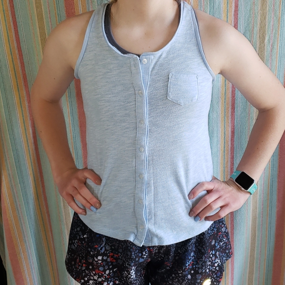 Old navy blue tank top